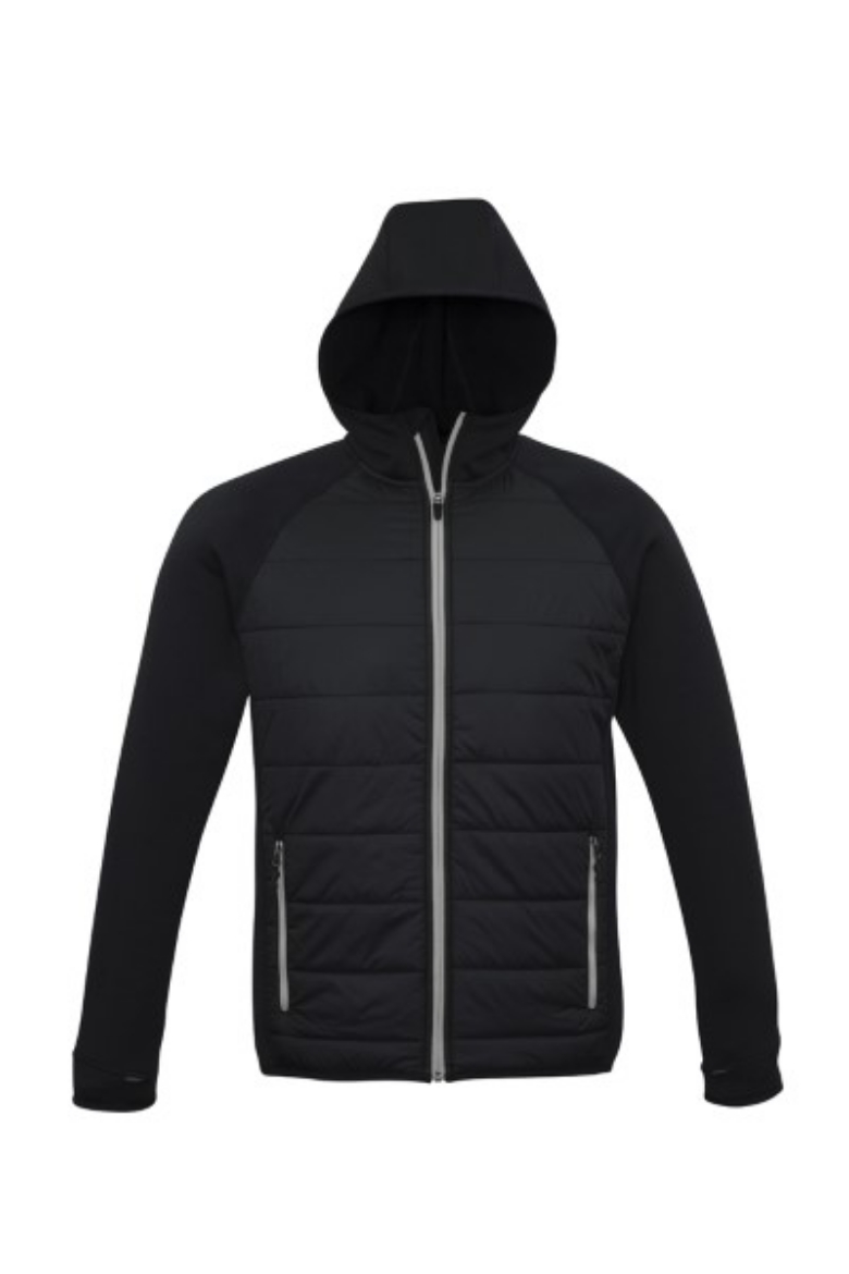 Picture of Biz Collection Mens Stealth Tech Hybrid Hoodie Jacket